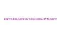 How to div tags using JavaScript