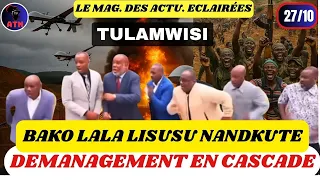 27 10 25 BAKO LALA LISUSU NANDKUTE DEMANAGEMENT EN CASCADE DES GENTS DU M23 LE PPRD EST SUSPENDU 