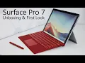 Surface Pro 7 - Unboxing Setup and First Look