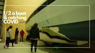 WE HAVE HALF A BOAT//Installing The First Hull Part-Episode 62