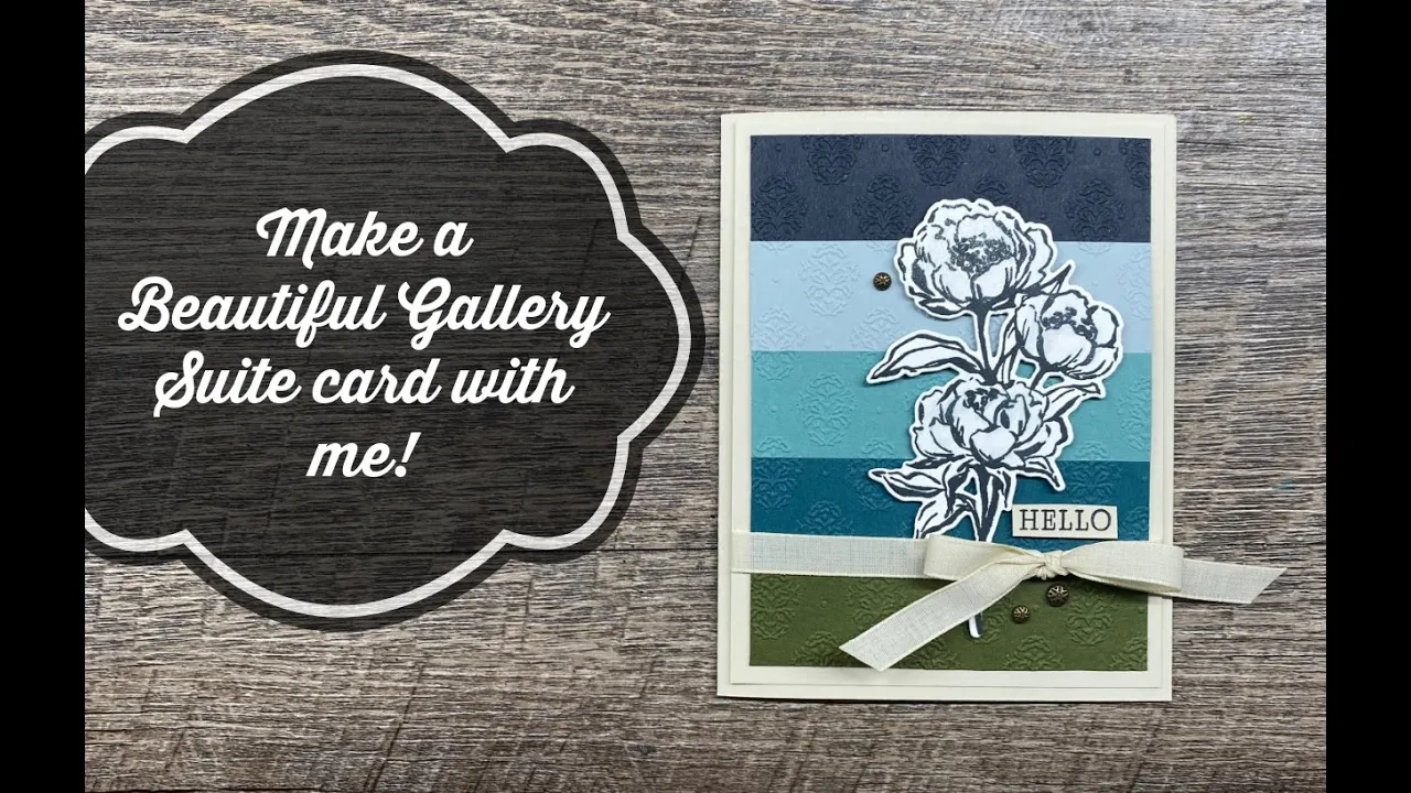 Make a Beautiful Gallery Card with me!