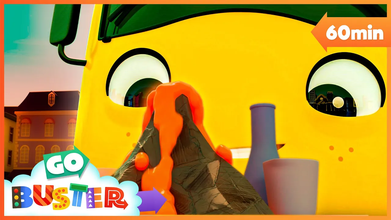 Science Experiment GONE WRONG! The Floor Is Lava | Go Learn With Buster | Videos for Kids