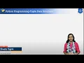 Lec 14 Tuples Part1 PDS Python Programming