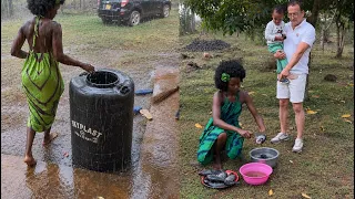 RAINY DAY IN OUR AFRICAN VILLAGEπ§οΈ// COOKING TILAPIA π