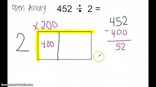 Division with an Open Array