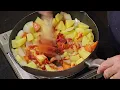 Sausage and Potato Casserole with Herb Dumplings