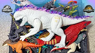 BOX of Jurassic World Dinosaurs! Hasbro vs Mattel!