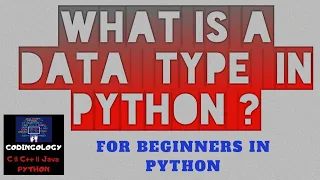 Data type in Python in hindi int float complex string CODINGOLOGY