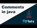 Java Tutorial For Beginners 20 - comments in java Step by Step understand