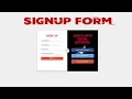 How To Make Sign Up Form Using HTML And CSS 100 Pure CSS Tutorial