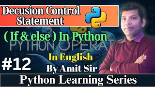 Decision Control Statement If Else in Python with Example Python Tutorial for Beginners