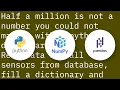 Combining multiple timeseries data to one 2d numpy array