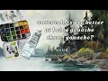 Download Lagu Painting a gouache landscapes using.. wait, watercolors?