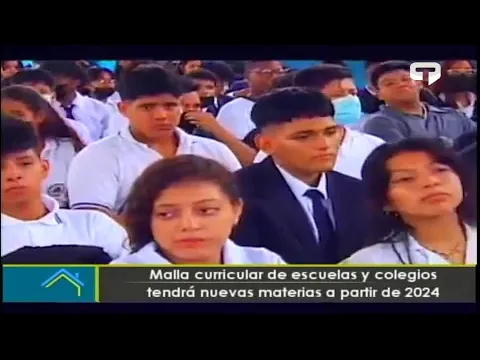 Malla curricular de escuelas y colegios tendrá nuevas materias a partir de 2024