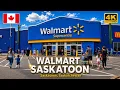 Inside Walmart Supercentre Saskatoon Saskatchewan 4K Store Walking Tour