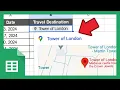 Google Sheets Tutorial Add an Interactive Destination with Google Maps