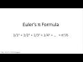 Calculating Pi by Euler s formula Series Calculation Coding in Python for Beginners Coding Pi Part 1