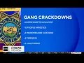 Gang crackdown nets multiple arrests