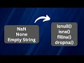 Python Pandas Empty NaN Values - Find Drop or Fill with Values