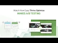 Thrive Optimize Walkthrough Tutorial 2021