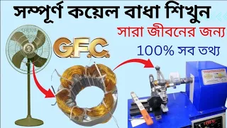 how to rewind the coil of a gfc stand fan step by step guide 
