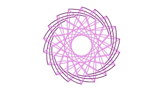 Simple Python Turtle Graphic and Code E-Spirograph 9