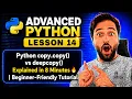Python copy copy vs deepcopy Explained in 8 Minutes Beginner-Friendly Tutorial
