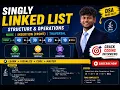linkedlist-1 Node Linked list structure insertinfront traversal