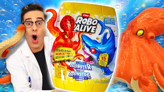 ABRO HUEVO SORPRESA CON MONSTRUO MARINO QUE NADA DE VERDAD 🎁