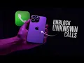 How to Unblock Unknown Calls on iPhone tutorial