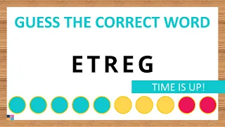 Scrambled Word Game Can You Unscramble These Words 5 Letters
