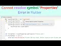 Cannot resolve symbol Properties Error in flutter buildgradle