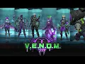 All VENOM Squad Skins in Mobile Legends | Full Official Showcase | MLBB VENOM Series 2025