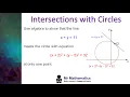 Intersections with Circles