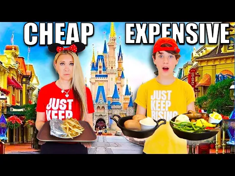 Download MP3 Eating CHEAP vs EXPENSIVE food at DISNEY WORLD Orlando USA