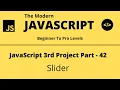 The Modern JavaScript Tutorial 3rd JavaScript Project Custom Image Slider Tech Quick Learner