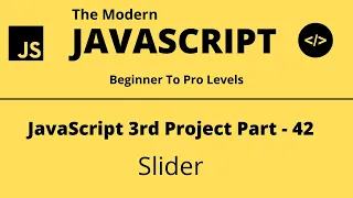 The Modern JavaScript Tutorial 3rd JavaScript Project Custom Image Slider Tech Quick Learner