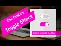 Create a Custom Toggle Button With Pure Css Css Custom Animated Checkbox Html Css