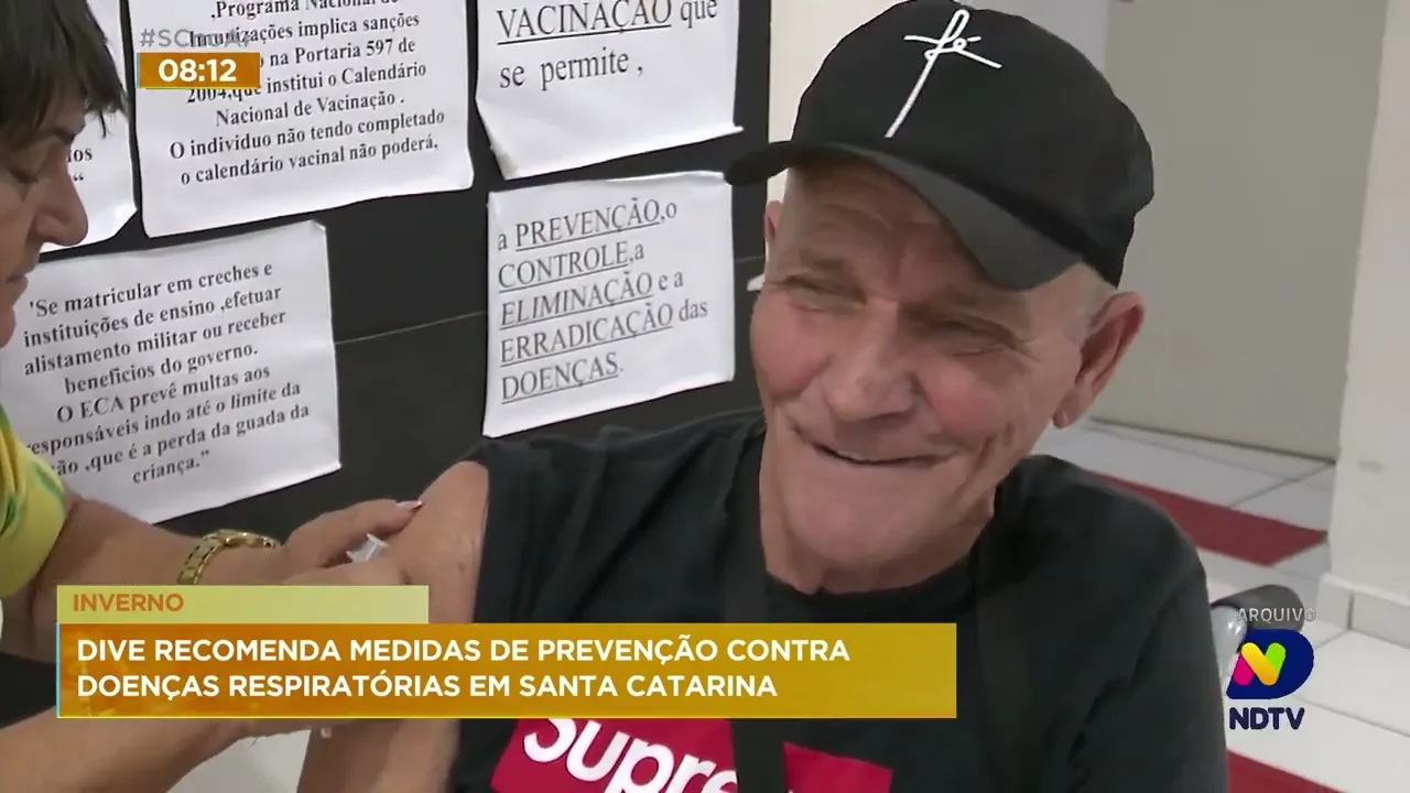 Dive-SC recomenda medidas de prevenção contra doenças respiratórias no Estado