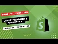 How to Create Shopify Cart Validation Function
