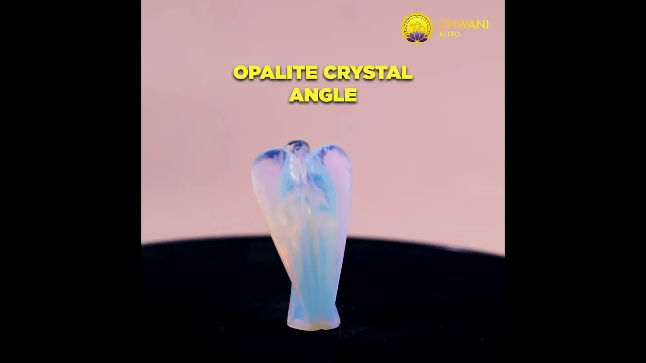 Opalite Crystal Angle - Abhimantrit