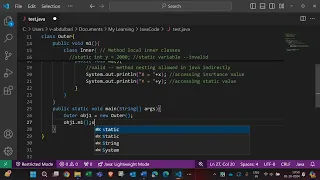 - Inner Classes In Java Method Local Inner Classes Complete Java In Hindi
