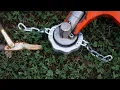 CHAIN Trimmer Head REVIEW AND TEST