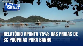 Balneabilidade em SC: 75% das praias estão próprias para banho, diz IMA