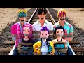 Mission: Rescue Huntrix and Saja Boys from a Train | K-Pop Demon Hunters