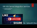 49 SSIS Controlling Package Flow Using Execute SQL Task SQL Server Integration Services