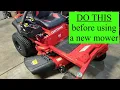 Repairs to a BRAND NEW Lawn Mower Craftsman Z5200