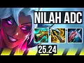 NILAH \u0026 Thresh vs YUNARA \u0026 Blitzcrank (ADC) | EUW Diamond | 25.24