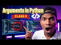 Arguments in Python -