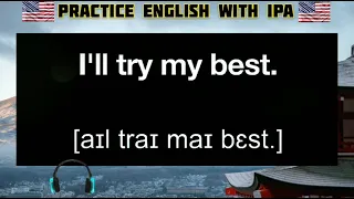 Learn English with Phrases + IPA Aprenda inglês com frases